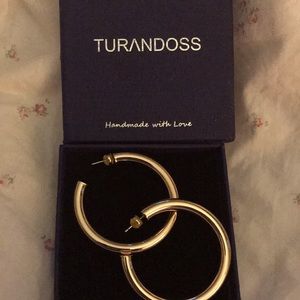 Turandoss Gold Hoop Earrings